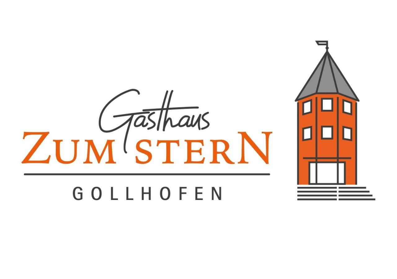 Gasthaus Zum Stern Hotell Gollhofen Exteriör bild